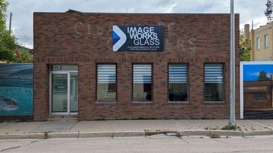 Image Works Glass installation shop in The Pas Manitoba Image Works Glass installation shop in The Pas Manitoba